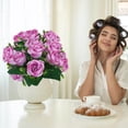 thumbnail image 4 of Artificial Flower Bridal Bouquet Home Decoration Ornament Wedding Flowers, 4 of 5