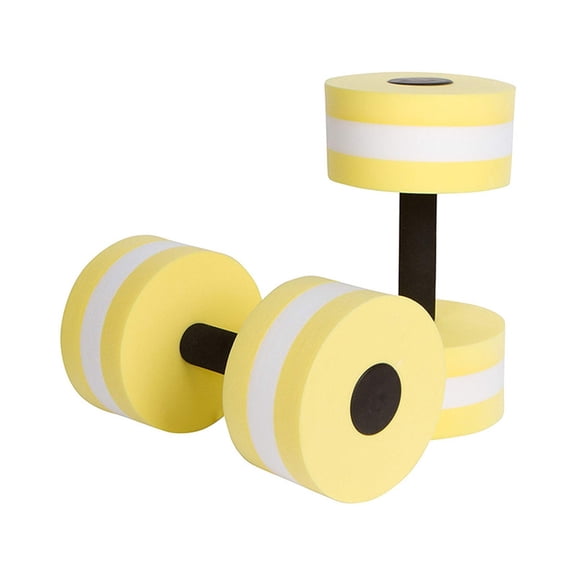 Kyusrd Set Of 2 Foam Light Sports Dumbbells Aquatic Gym Barbell Workout Handles EVA Foam Dumbbells For Water Aerobics