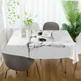 thumbnail image 3 of Yayeee Tablecloths 60" x 120" Rectangle Wrinkle Resistant Party Table Cover, White Cat, 3 of 8