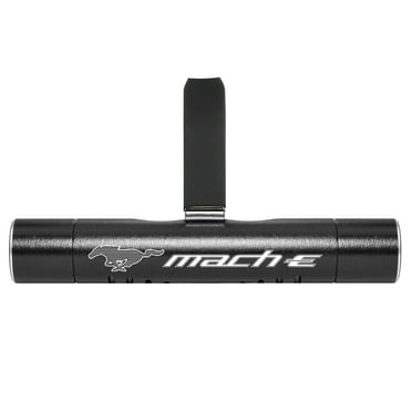 Ford Mustang Mach-E Car AC Vent Air Freshener Black Clip with adjustable window and 10 Refill Sticks