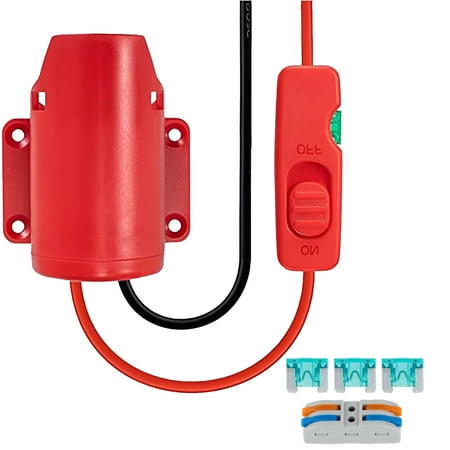 

Threns Battery Adapter Safe Insulated Power Wheel Adapter Battery Converter Compatible with Milwaukee 12V