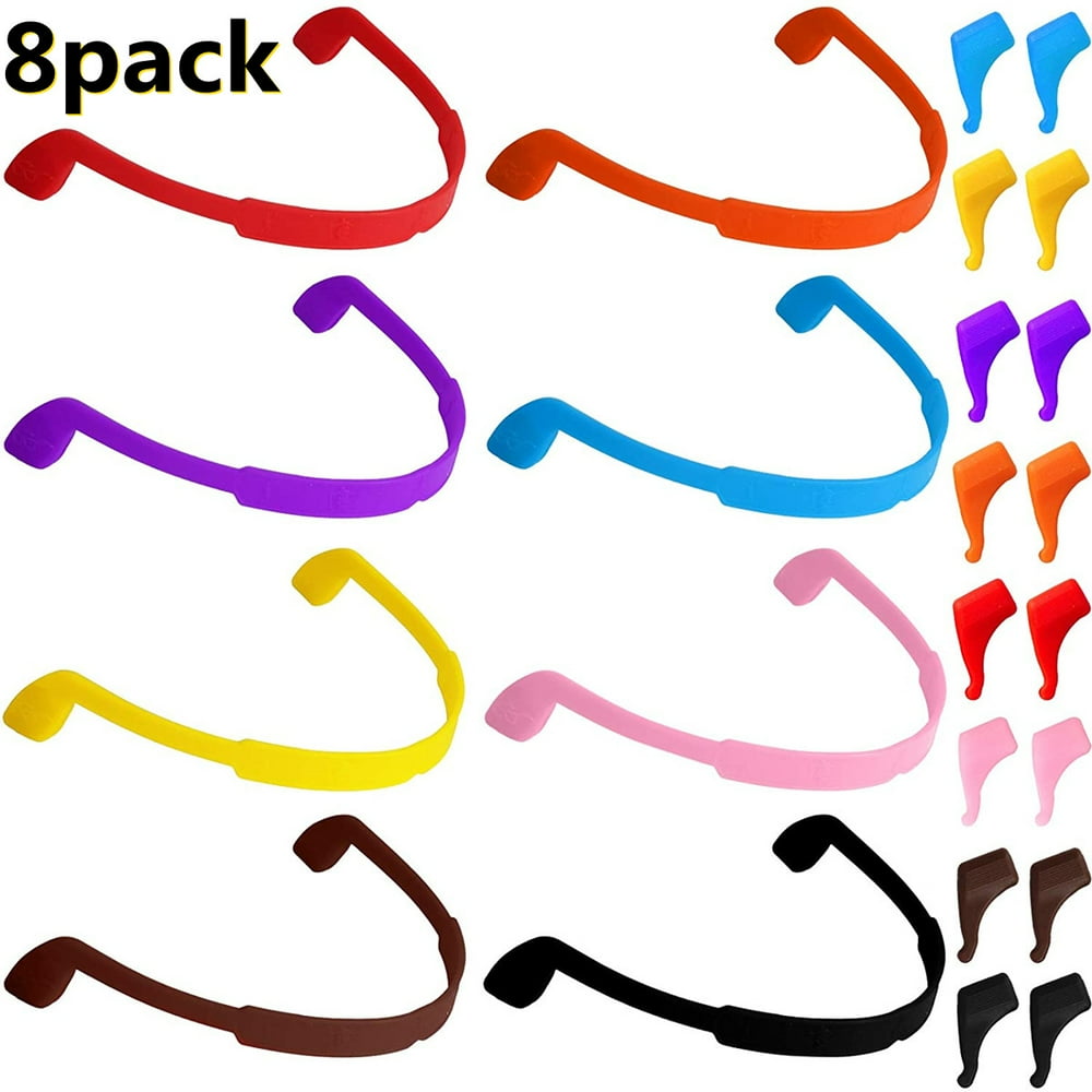 AntiSlip Children Glasses Strap,8 Pack Kids Eyeglasses Sunglasses
