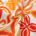 thumbnail image 6 of Yiume 1930s Vintage Floral Hawaiian Shirt Tikirob Designer Shirt Orange Camp Collar Tiki Shirt, 6 of 8