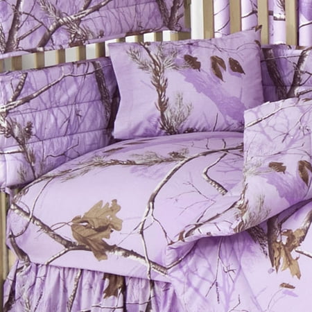 Realtree Ap Lavender Camo Crib Sheet Set Walmart Com