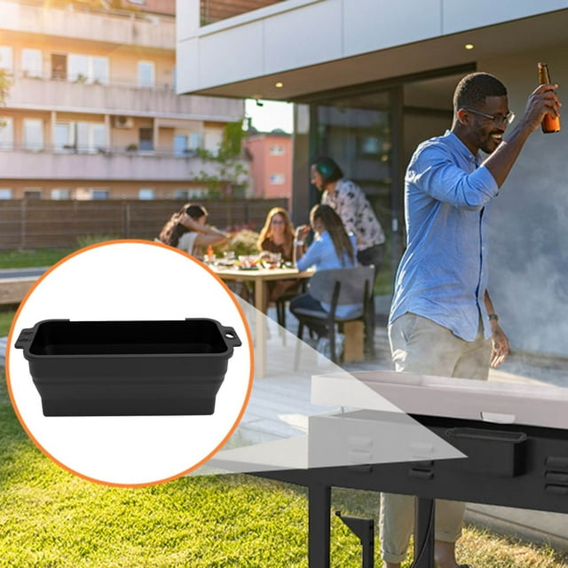 Doublures de Tasse à Graisse en Silicone Réutilisables Récupérateur d'Huile de Graisse Plaque Durable Poêles de Rechange pour Barbecue Extérieur 14 Poêles à Pizza en Aluminium Plaques à Biscuits Extra Larges Ensemble de Plaques à Biscuits Grand Nombre