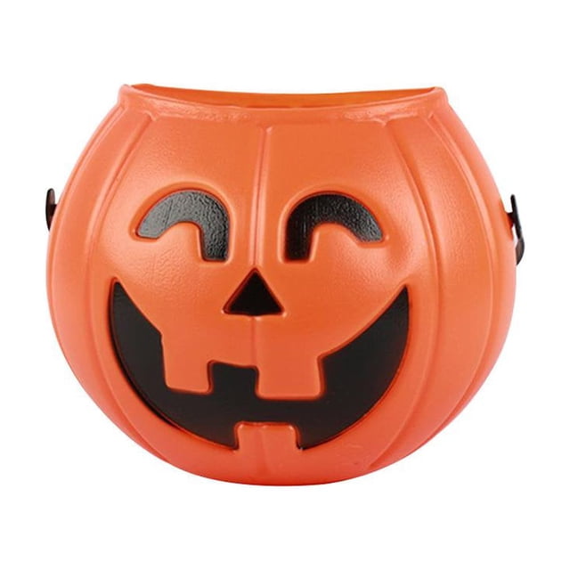 Halloween Pumpkin Bucket Children‘S Portable Candy Bucket 1Pcs(3.93*3.14inch)