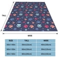 thumbnail image 6 of Dog Paw Throw Blanket Fleece Flannel Blankets Couch Sofa Bed Blanket for Kids Teen Adults, 6 of 6