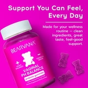 BEARVANA Vaginal pH Balance Probiotic Gummies Women's Health Pineapple Flavor 60 Count