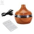 thumbnail image 3 of Gustave 300ml LED Cool Mist Humidifier Aromatherapy Essential Oil Diffuser Color Change Ultrasonic Wood Grain for Office Home Bedroom Car, 3 of 9