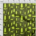 thumbnail image 3 of oneOone Rayon Olive Green Fabric Abstract Dry Brush Stroke Sewing Fabric By The Yard Printed Diy Clothing Sewing Supplies 56 Inch Wide, 3 of 5