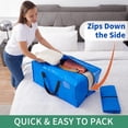 thumbnail image 4 of RUseeN 8-Pack Heavy Duty Extra Large Moving Bags W/Reinforced Handles & Zippers, Storage Totes for Space Saving, Alternative to Moving Box, Packing & Moving Supplies - Blue, 4 of 7
