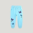 thumbnail image 2 of ZPYESWOW Pantalones Para Mujer Sweatpants Toddler Girl Pants 5t Baggy Sweatpants Kids Toddler 2t Boys Clothes Boys Basketball Clothes 18 Month Girl, Sky Blue 2 Years, 2 of 6