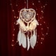 thumbnail image 4 of Atrapasueños LED, Atrapasueños de Plumas Hecho a Mano Atrapasueños Luminoso para Dormitorio Decoración del Hogar Colgante de Pared Móvil Decorativo Niñas Regalo para Niños, 4 of 5