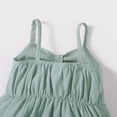thumbnail image 4 of Kucnuzki Infant Baby Girl Clothes 12 Months Summer Bodysuit 18 Months Sing Bowknot Knotting Solid Color Onesies Jumpsuit Sleeveless Bodysuit Green, 4 of 8