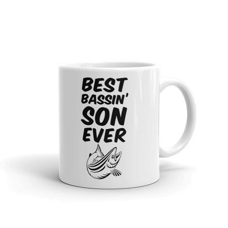 

Best Bassin Son Ever Birthday Coffee Tea Ceramic Mug Office Work Cup Gift 15 oz