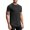 Black, variant on Men's Shapewear Compression Short Sleeve Shirt High Elastic Fitness Top