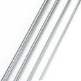 thumbnail image 4 of QQTDFG 50Pcs Men Women Silver Stainless Steel Round Cable Snake Chain Necklace 18"-28"-1.2-24-50Pcs, 4 of 9