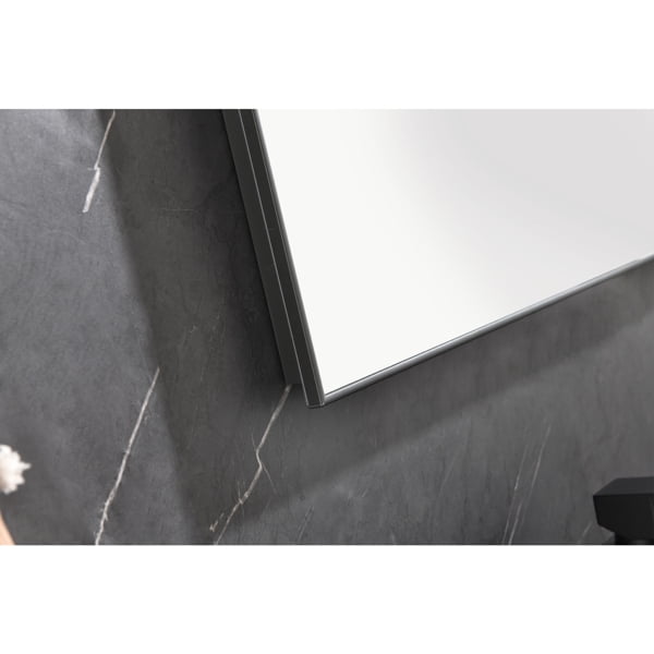 48x36 Inch LED Backlit Bathroom Mirror with Metal Frame, Wall Mounted Vanity Mirror with Smart Touch Button, Anti-Fog, Memory Function, 3 Colors, Stepless Dimmable Makeup Mirror
