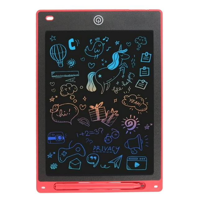 Tableau de Dessin LCD, Tablette d'Écriture LCD Portable Légère de 10 Pouces Protection des Yeux Plastique Durable pour Voyage