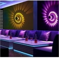 thumbnail image 3 of RYRDWP Colorful RGB Spiral Hole Silver Aluminum LED Wall Light Surface Install, 3 of 7