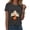 Grey, variant on Halloween Shirts Women Pumpkin Ghost T-Shirt Graphic Tees Casual Fall Short Sleeve Funny Casual Athletic Tops Halloween T Shirts for Women (Grey,S)