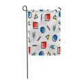 thumbnail image 1 of JSDART Hipster Colorful Pattern Memphis 80S 90S Abstract Geometric Modern Garden Flag Decorative Flag House Banner 28x40 inch, 1 of 1