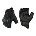 thumbnail image 2 of 1 Pair Motorcycle Gloves Breathable Shockproof Half Finger Outdoor Ridding Sports Gloves Climbing Supply, 2 of 8