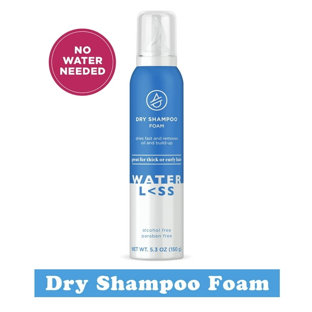 Waterless Foam Dry Shampoo for Thick or Curly Hair, 5.3 oz Walmart