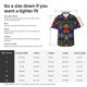 thumbnail image 5 of Balery Colorful Floral Camisas hawaianas de manga corta para hombre, camisas playeras de corte holgado, camisas de vacaciones con botones,Large, 5 of 7
