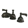 thumbnail image 2 of kingston brass ks3968fl royale widespread lavatory faucet, brushed nickel, 2 of 4