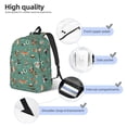 thumbnail image 3 of Easygdp Veterinary Clinics for Durable Canvas Laptop Backpack - Adjustable Shoulder Strap, Large Capacity, Fits 15-17in Laptops, for School, Work, Travel-Small, 3 of 5