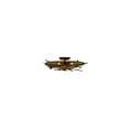 thumbnail image 3 of Meyda Tiffany 52390 Pine Branch 3 Light 16" Wide Flush Mount Ceiling Fixture - Brown, 3 of 6