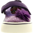 thumbnail image 3 of Morgan & Milo Girls Dazzle MJ Fashion Glitter Casual Flats, 3 of 4