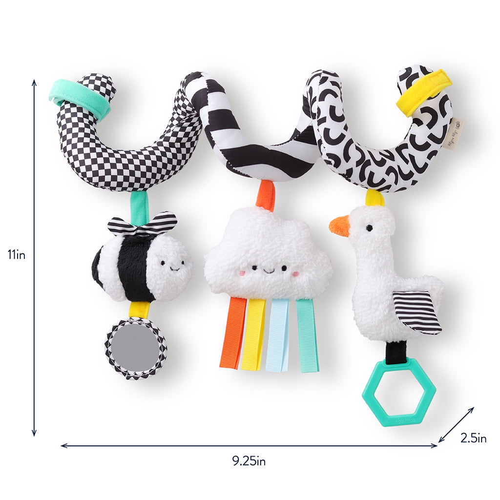 Itzy Bitzy Spiral™ High Contrast Car Seat and Stroller Toy