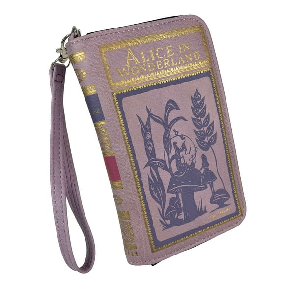 Things2Die4 Lavender & Purple Alice ID Wallet - Snap Close Fashion Wristlet