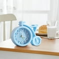 thumbnail image 3 of Alarm Clock for Bedroom, InsCrazy Alarm Clock Desk Bike Mini Clock Student Colorful Mini Decoration Bedside Table Alarm Clocks with Quartz Motion Birthday Gifts, 3 of 5