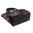 thumbnail image 3 of Lsque Lion Forest Crown Pattern Leather Rivet Shoulder Bag – Elegant Genuine Leather & Microfiber PU Crossbody with Detachable Adjustable Strap, 3 of 5