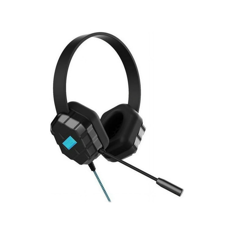 GumDrop Droptech B1 Over Ear Headset with Chew Proof Cord Built in Mic 3.5mm Audio Jack for Classroom Students Kids Black Rugged Plug Play Walmart