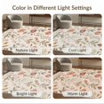 thumbnail image 7 of ODIKA 3'x5' Warm Floral Tones Vintage Garden Washable Throw Rug Elegant Botanical Pattern with Classic Charm for Entryway, Kitchen, Mudroom, Stain Resistant, Low Profile, Non-Slip, 7 of 7