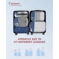 thumbnail image 3 of Juego de 6 cubos de embalaje de compresión BAGSMART para viajes, 3 of 6