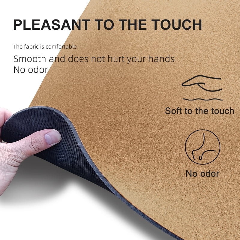 CHUNYAN Natural Cork Yoga Mat Fodable Fitnes for Men Women Kid Lightweight Portable Pads Strap Included No Slipping Hot Absorb Sweat