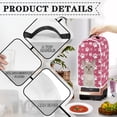 thumbnail image 4 of HELLHERO Dust Cover with Univesal Foldable Kitchen Accessories Oil Proof Reusable for Christmas, Cat Paw Print Pattern, 4 of 6