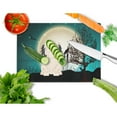 thumbnail image 2 of Caroline's Treasures Halloween Scary Lowchen Glass Cutting Board Large, 2 of 2