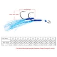 thumbnail image 3 of ZPAQI 5Pcs Fishing Assist Hooks Double Assist Jigging Hook for Saltwater Freshwater, 3 of 10