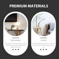 thumbnail image 4 of UPOUART Harp Lamp Finial Knob Modern Home Decoration Style Metal Detachable Silver 1 Set, 4 of 8