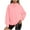 Pink, variant on WREESH Womens Fashion Sweatshirt Casual Turtleneck Solid Color Pullover Loose Fit Long Sleeve Tops Turtleneck Comfortable Breathable Shirt Tops Black