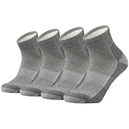 

SOX TOWN Merino Wool Moisture Wicking Outdoor Hiking Hiker Cushion Low Cut Socks for Men(Black XL)