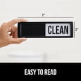thumbnail image 6 of GORILLA GRIP Dishwasher Magnet Clean Dirty Sign, Optional Adhesive for Non-Magnet Surfaces, Black, 6 of 10