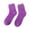 Dark Purple -BS45, variant on Dwellite Womens Thin Above Ankle Socks Soft Cozy Cute Casual Ankle High Calf Socks Non Slip Sock 1 Pairs Pink
