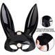 thumbnail image 4 of Black Bunny Mask Sexy Masquerade Ball Party Adults Rabbit Ears Easter Fancy Dress Mask, 4 of 4